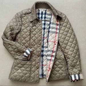 Burberry Brit diamond quilted jacket size small